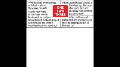 Two ‘husbands’ approach cops against woman, who eloped with her third