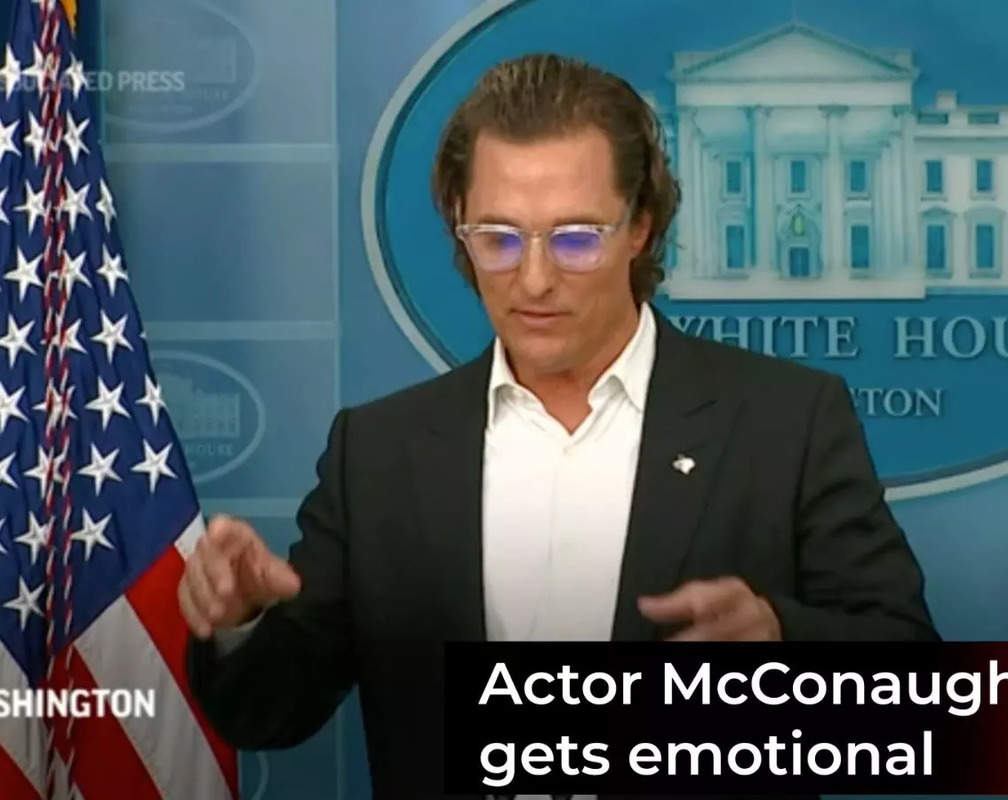 
Why actor Matthew McConaughey got emotional at White House
