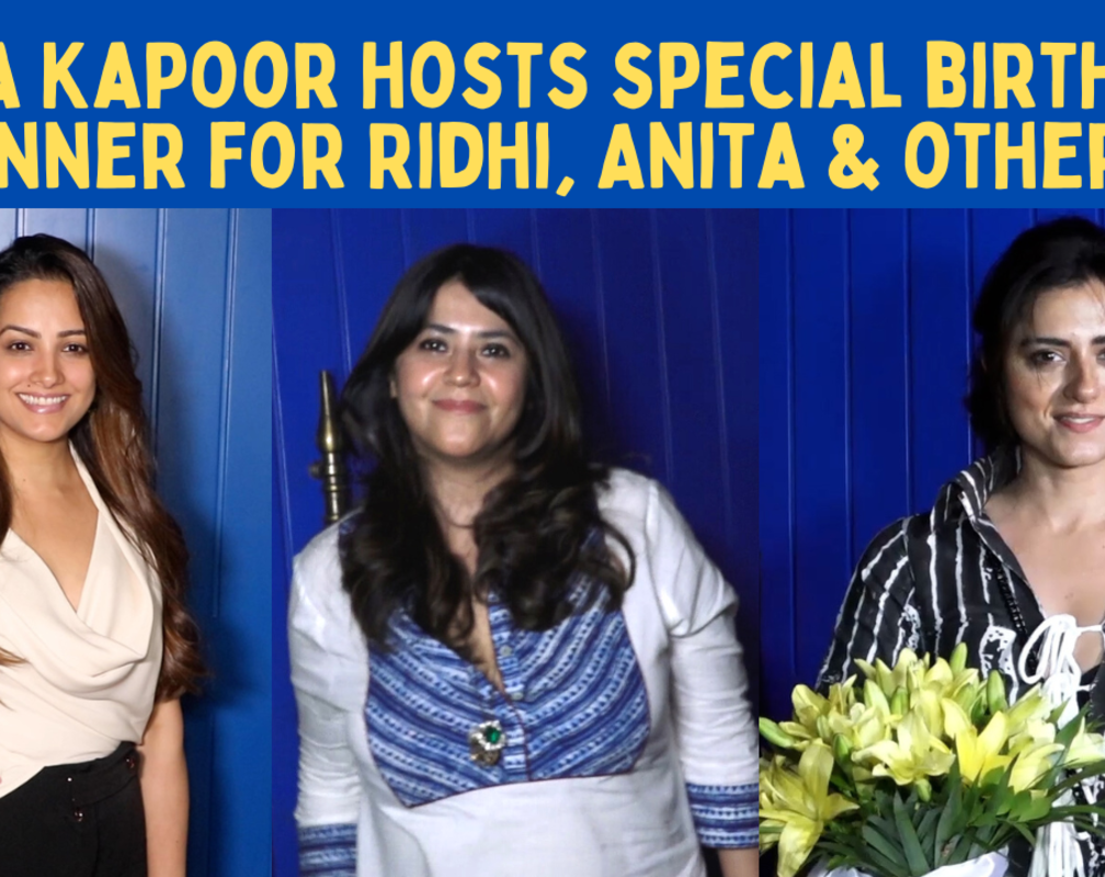 
Ekta Kapoor's special 47th birthday bash with Ridhi Dogra, Anita Hassanandani and others
