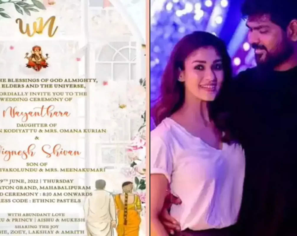 
Here is a look at Nayanthara and Vignesh traditional wedding invitation
