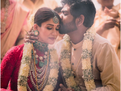 Here's the first picture from Nayanthara and Vignesh Shivan wedding