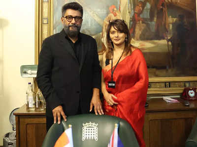 Vivek Agnihotri, Pallavi Joshi speak at the UK Parliament on India, world peace and humanism