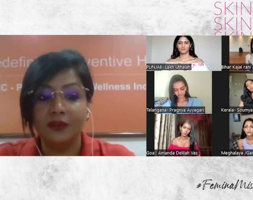 
Monika Suntha answers all questions for a flawless skin with the state winners of Femina Miss India 2022
