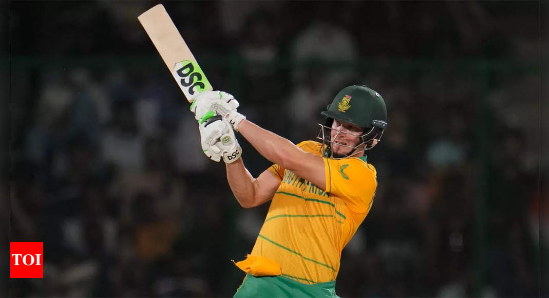 1st T20I: David Miller ‘open to bat anywhere’ for Proteas after 7-wicket win over India | Cricket News – Times of India