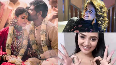 Samantha Ruth Prabhu, Sreemukhi and others shower their love on newlyweds Nayanthara and Vignesh Shivan
