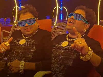 BB Marathi 3 fame Santosh Chaudhari aka Dadus has a gala time in Goa; flaunts his uber-cool glimmering neon rave glasses