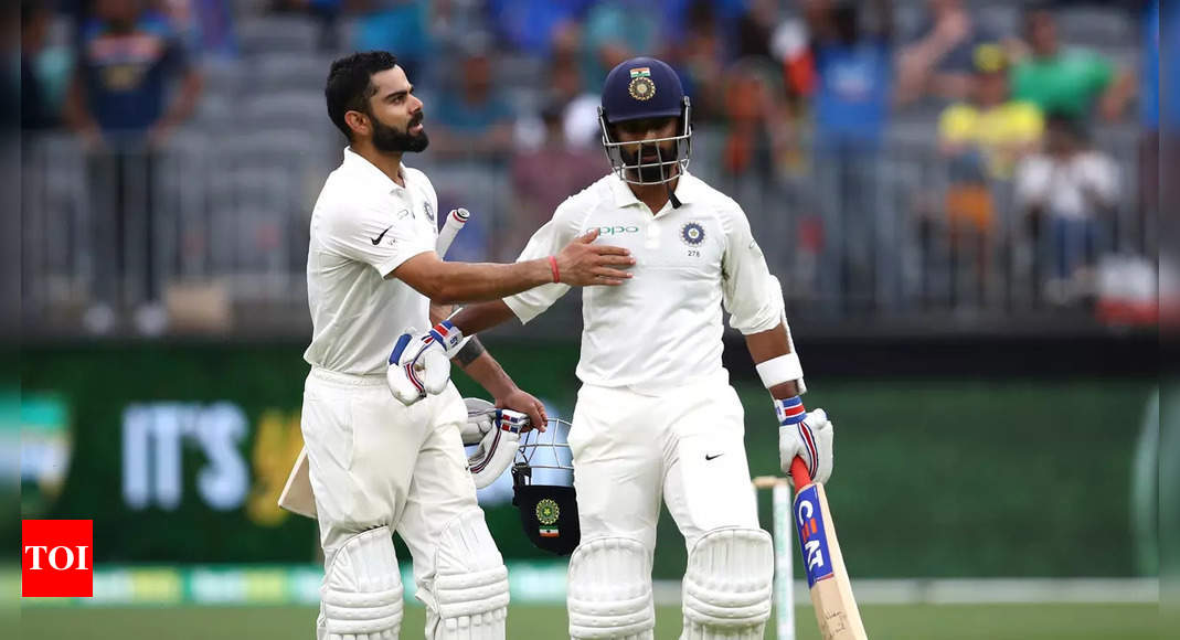 Immediately apologized to Kohli after running him out in Adelaide Test, reveals Rahane | Cricket News – Times of India