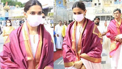 Deepika Padukone offers prayers at Tirupati temple with family; Ranveer Singh missing in pictures