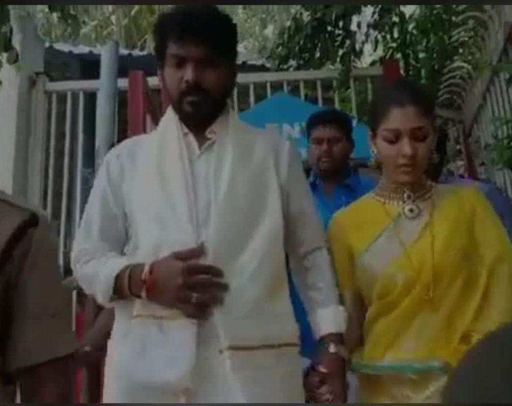 
Vignesh Shivan, Nayanthara visit Tirupati post marriage
