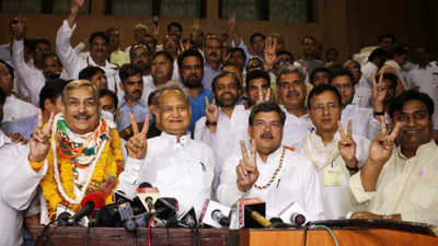 Congress bags 3 Rajya Sabha seats in Rajasthan, BJP wrests 3 in Karnataka