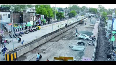 Even 10 days after inauguration, work on Kulkarni Ka Bhatta bridge yet to be finished in Indore