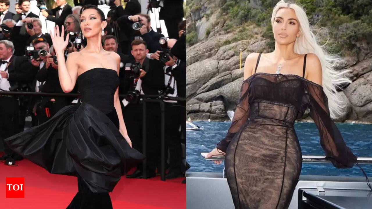 Celebrities like Kim K and Bella Hadid are donning 'archival' clothes, and  making them look stylish - Times of India