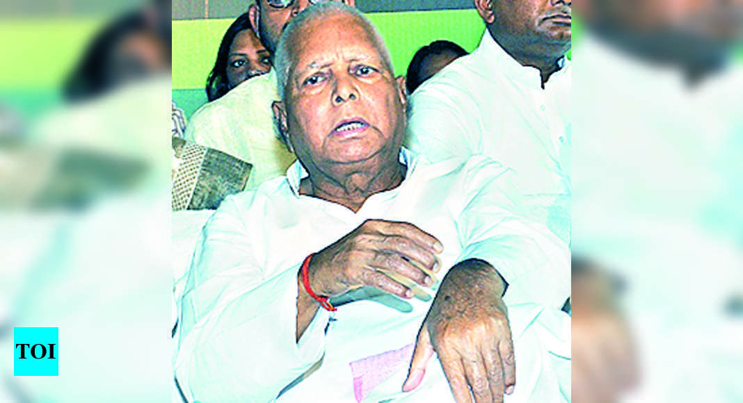 Defeat Divisive Politicslalu Tells Party Workers Patna News Times Of India 