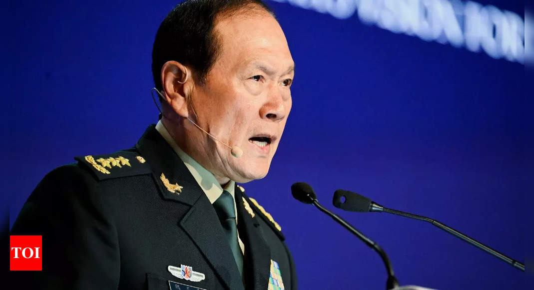 Taking China as threat and adversary will be historic and strategic mistake: Chinese defence minister – Times of India