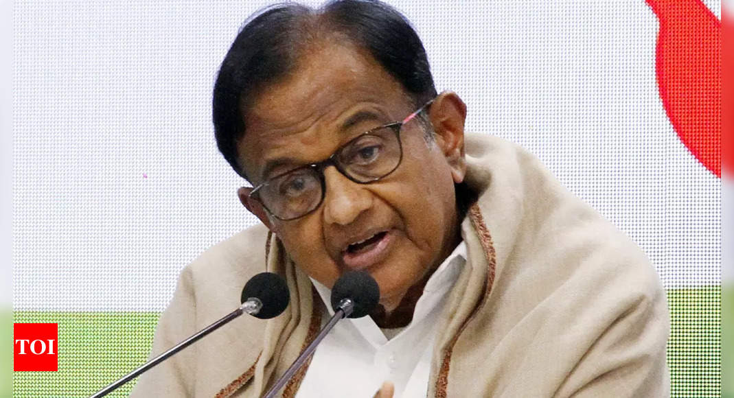 Goal of  trillion GDP appears to be case of ‘shifting goalposts’: Chidambaram | India News – Times of India