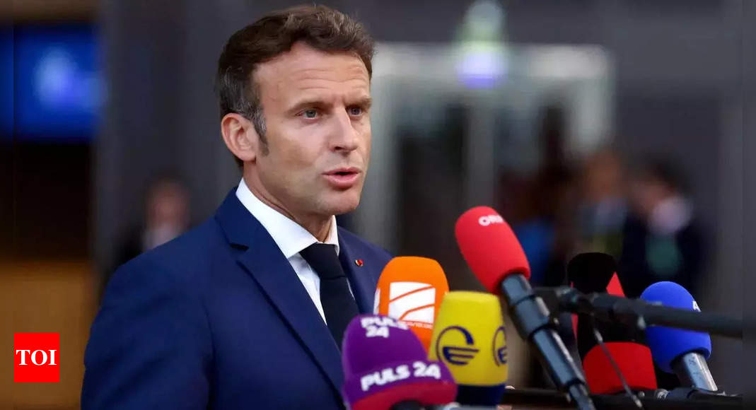 macron: France holds parliamentary election in vital test for Macron – Times of India