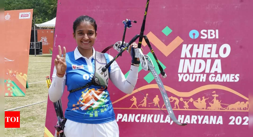 Khelo India Youth Games: Haryana’s Riddi, Maharashtra’s Aditi Swami bag archery gold to keep title race evenly poised | More sports News – Times of India