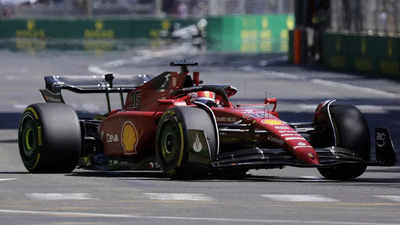 Leclerc retires from Baku lead as Ferrari chalk up double DNF