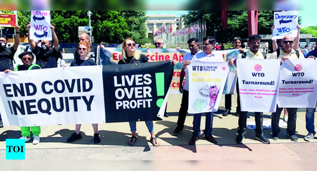 wto: Health Activists Seek ‘real Trips Waiver’ | Mumbai News – Times of India