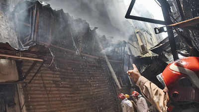 Delhi: Massive fire in Karol Bagh market guts many shops, traders say losses run into crores