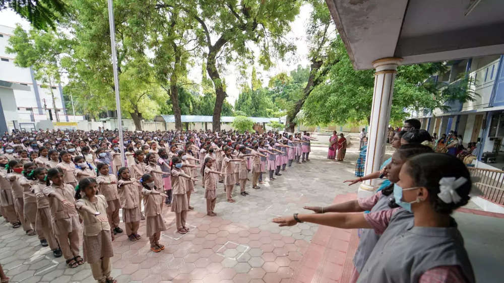 Photos: Tamil Nadu schools reopen after summer vacation
