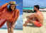 Virat Kohli and Anushka Sharma colour-coordinate on the beach
