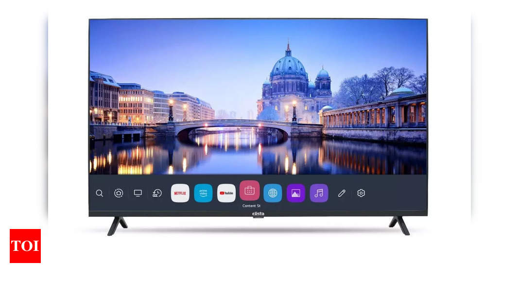 Elista launched webOS powered smart TVs, price starts at Rs 48,990 – Times of India