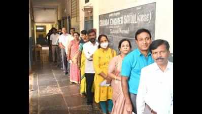 Council elections: 85.7% turnout in Dharwad