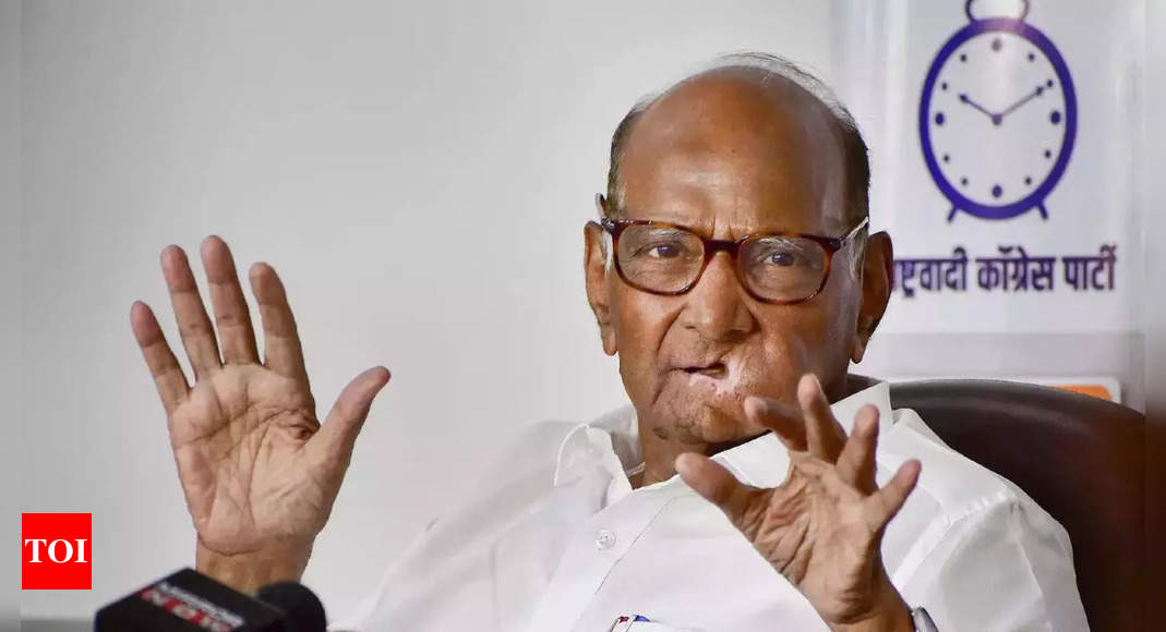pawar:  Won’t run for Presidential polls, asserts NCP chief Sharad Pawar, nips opposition parties’ plan | India News – Times of India