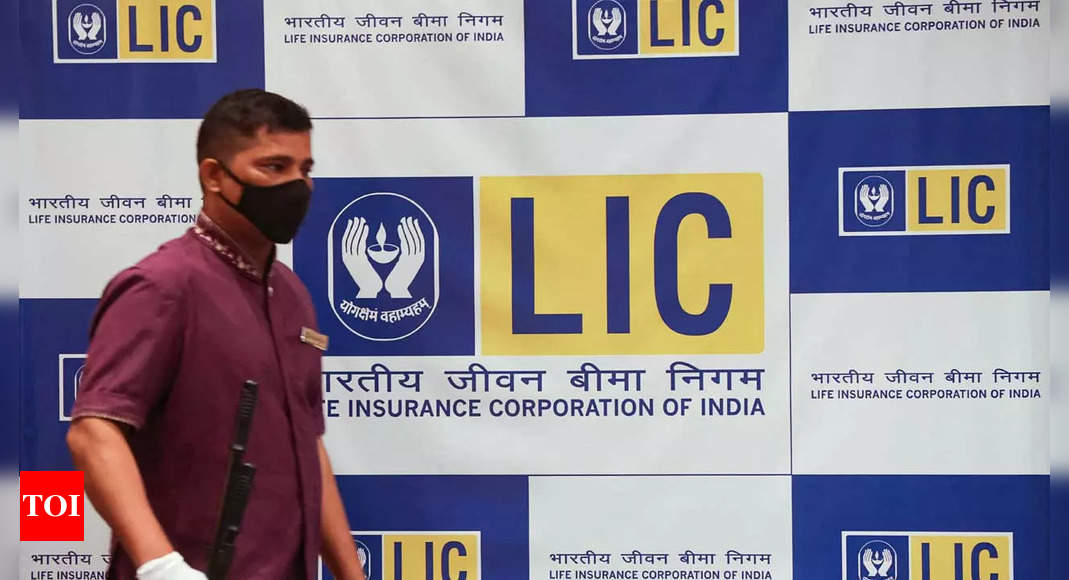 lic: LIC sinks 6% to new low on fears of anchor sales – Times of India