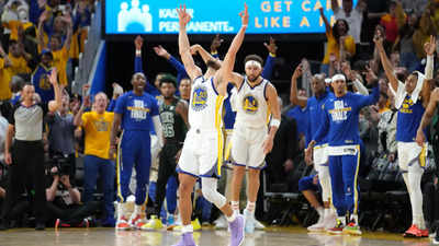 NBA Finals: Klay Thompson delivers, but Warriors on the brink