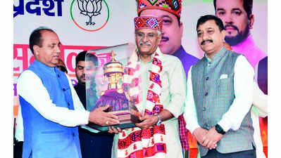 Himachal Pradesh CM Jai Ram Thakur exhorts BJP workers to ensure ‘mission repeat’