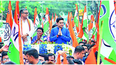 Time has come to give TMC a chance: Abhishek during Agartala roadshow
