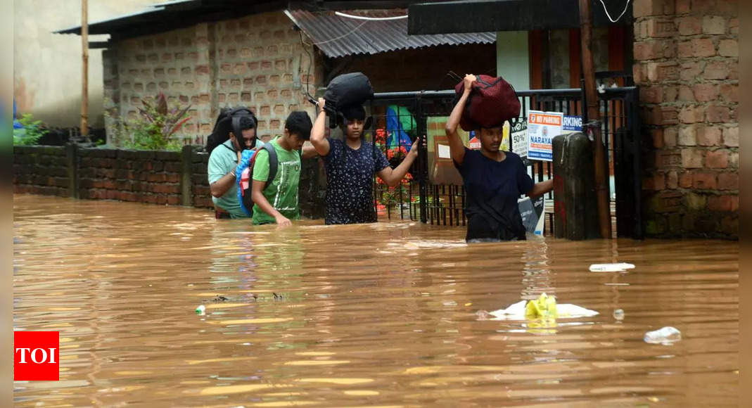 Waterlogging plagues city residents, schools closed; IMD issues red alert