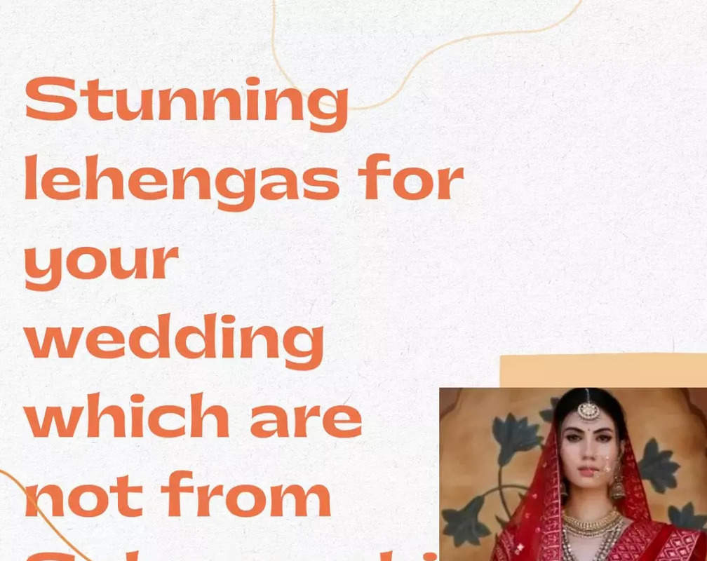 
Stunning lehengas for your wedding which are not from Sabyasachi

