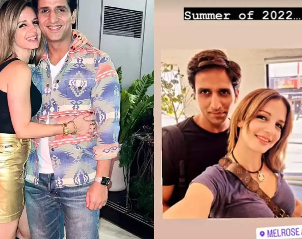 
Hrithik Roshan’s ex-wife Sussanne Khan shares a cosy picture with beau Arslan Goni from their Los Angeles vacation
