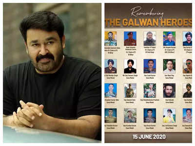 Mohanlal pays homage to Galwan martyrs on the second anniversary