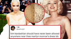 Kim Kardashian brutally trolled for ruining Marilyn Monroe's iconic dress