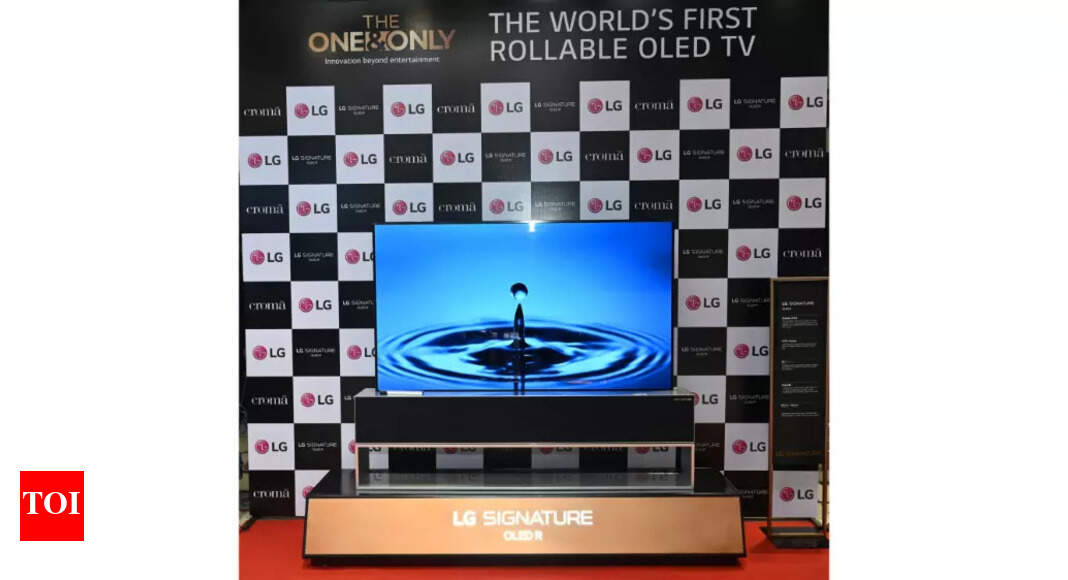 LG Rollable OLED TV now available for purchase in India: Check price and availability – Times of India