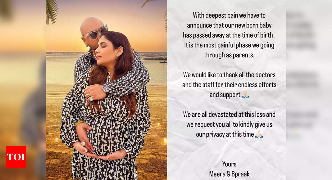 B Praak and Meera Bachan’s newborn baby passes away | Punjabi Movie News