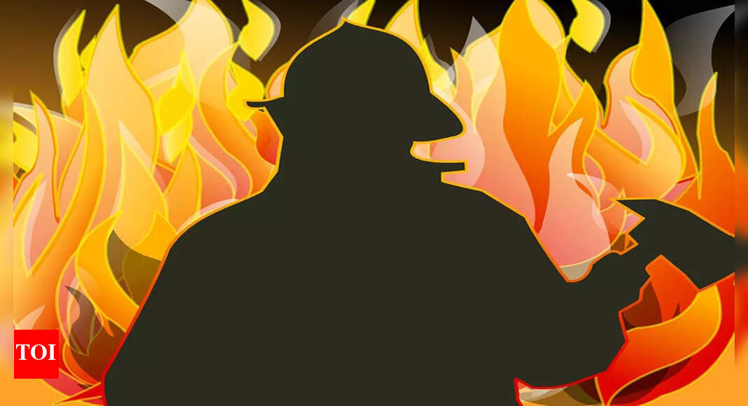 Raipur: Cars Gutted In Fire At Automobile Showroom Yard | Raipur News ...