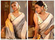 
Parna Pethe stuns in a saree as she promotes 'Meduim Spicy'
