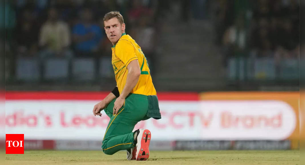 Anrich Nortje in relentless pursuit of the ‘missing ingredient’ | Cricket News – Times of India