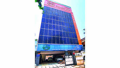 Vizagite goes for vertical solar array in bid to curb pollution
