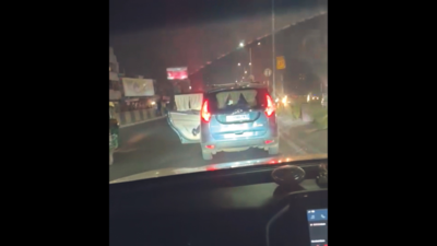A grab from the video which went viral