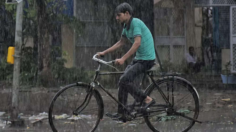 Photos: Splash of rain bring respite from heat in Delhi-NCR