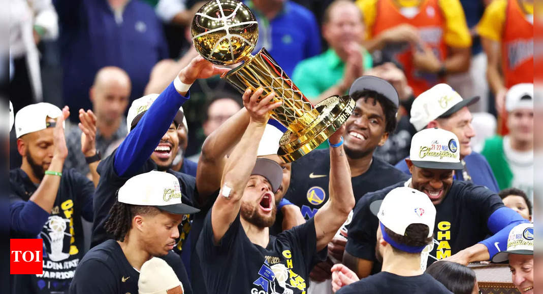 Golden State Warriors crush Boston Celtics to win NBA title | NBA News – Times of India