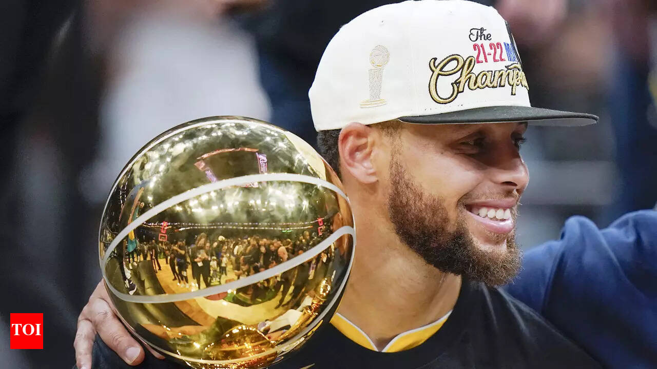 Stephen Curry Golden State Warriors FMVP Warriors' Stephen Curry