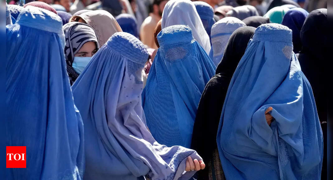 Women not wearing hijab ‘trying to look like animals’, say Taliban posters – Times of India
