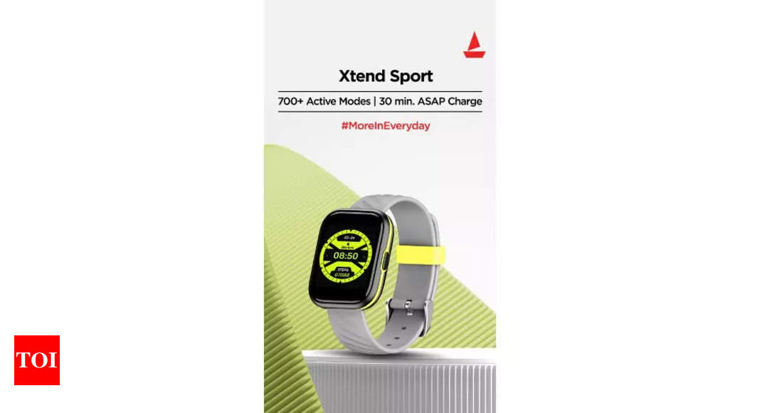 Boat Xtend Sport smartwatch with over 700 modes launched in India at Rs 2,499
